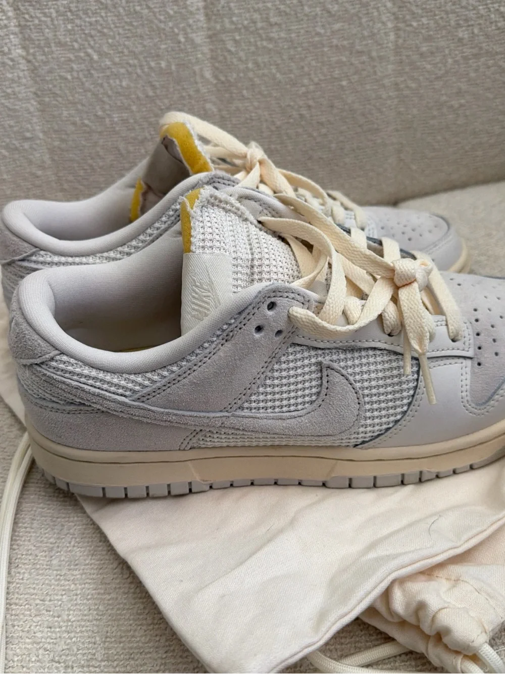 Nike Dunk Low Phantom Light Bone-Sail Sz 7- HF4297-001